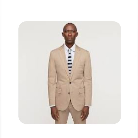 J Crew Ludlow Slim Fit Suit Jacket in Italian Cotton Chino. Size - Picture 3 of 16